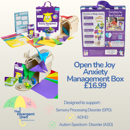 Open the Joy Anxiety Management Box