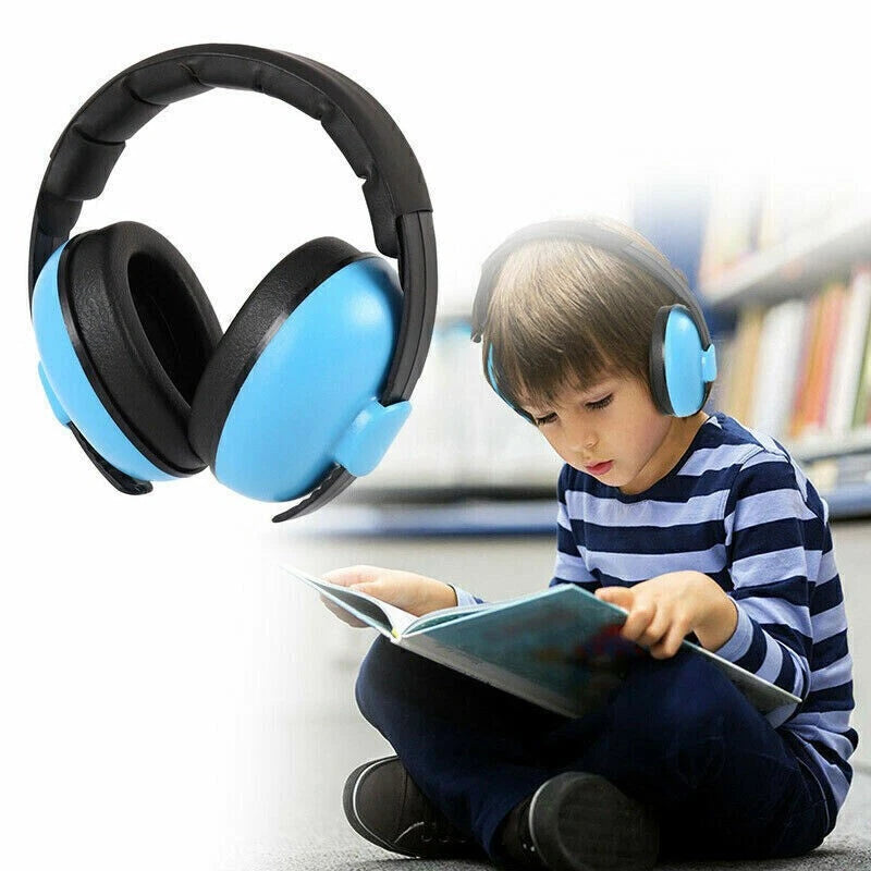 Child wearing Ear Defenders for autism and ADHD-friendly sensory noise reduction