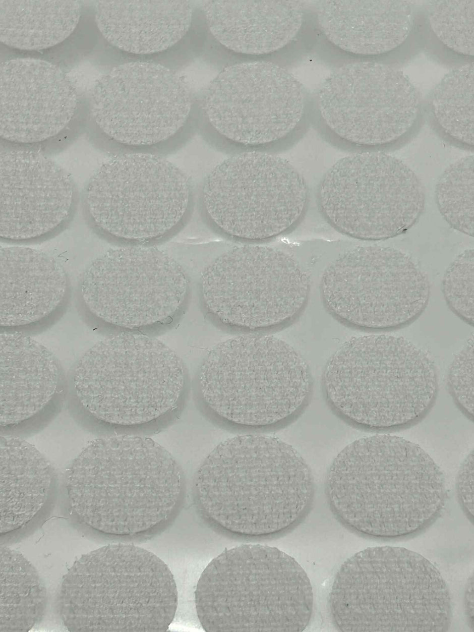 Close-up of PECS Visual Timetable Board Velcro attachments for the pack of the cards to illustrate hoe it works