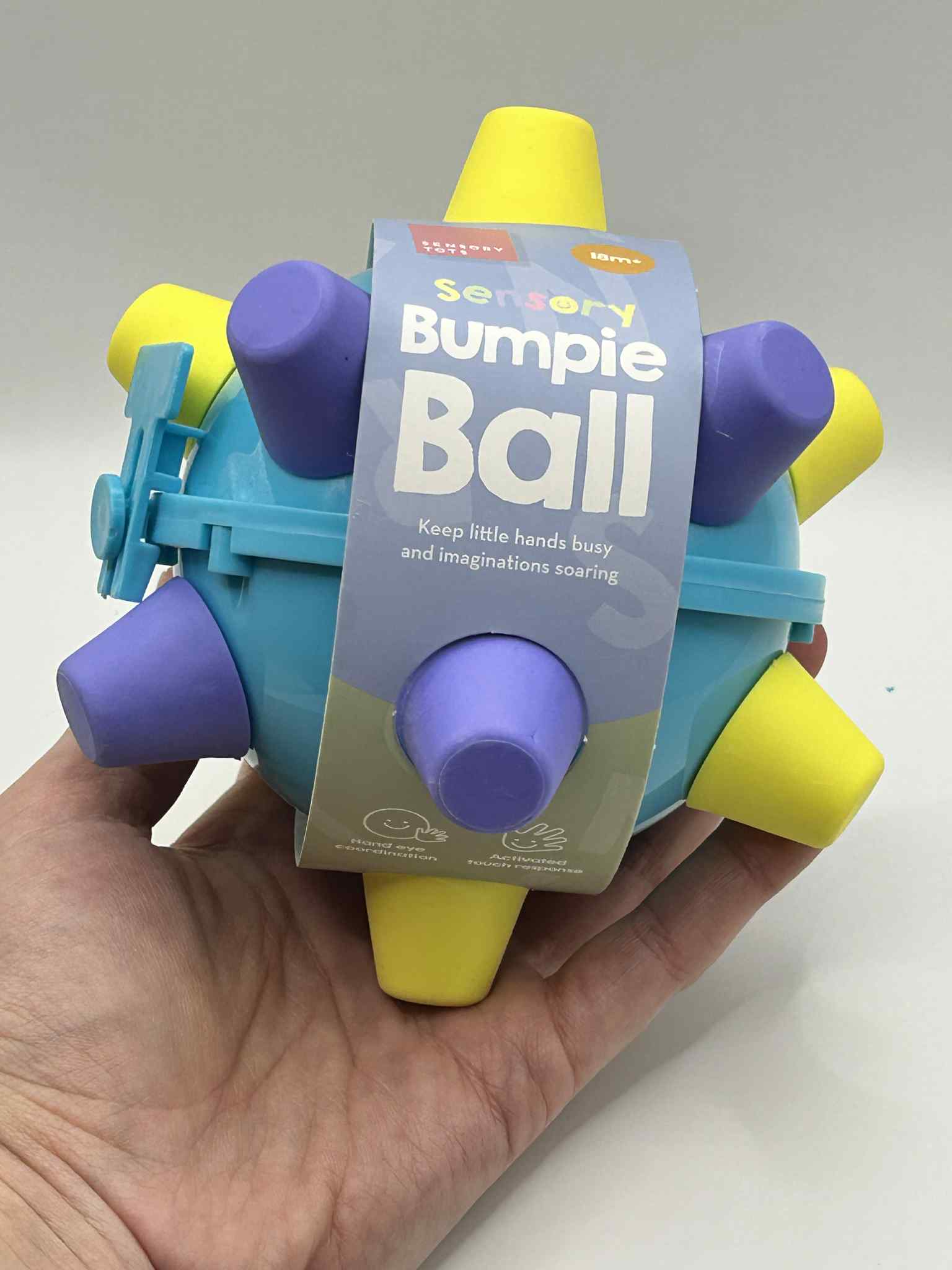 Sensory Bumpie Ball – tactile fidget and stress-relief toy for neurodivergent children | The Divergent Den