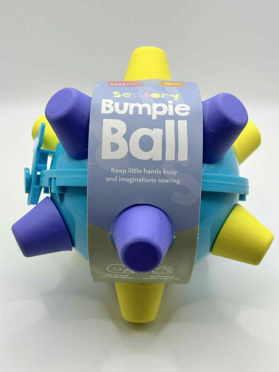 Direct View head on of the Sensory Bumpie Ball – tactile fidget and stress-relief toy for neurodivergent children | The Divergent Den
