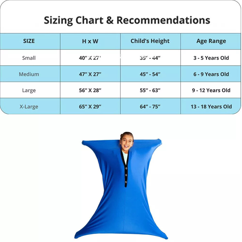 Body Sock – Sensory Comfort & Deep Pressure for Kids | Autism, ADHD & Neurodivergent Self-Regulation & Motor Skills