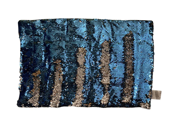 Close-up of 2.3kg Weighted Lap Pad showing soft fabric and even weight distribution
