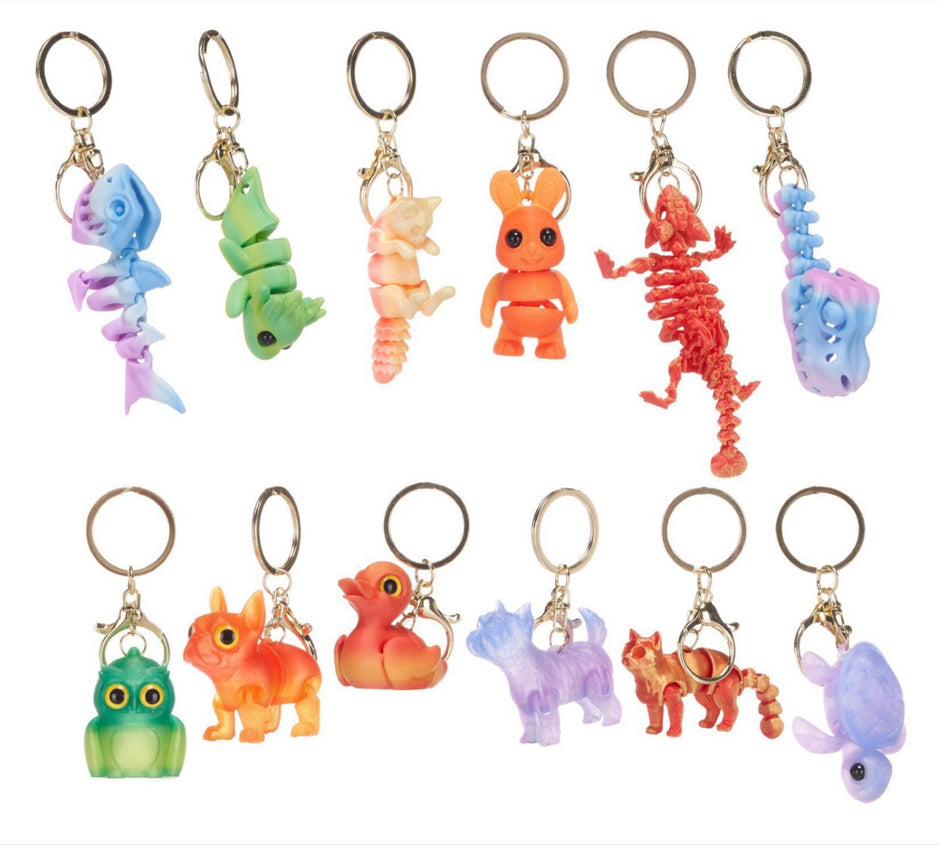 3D Animal Keychains