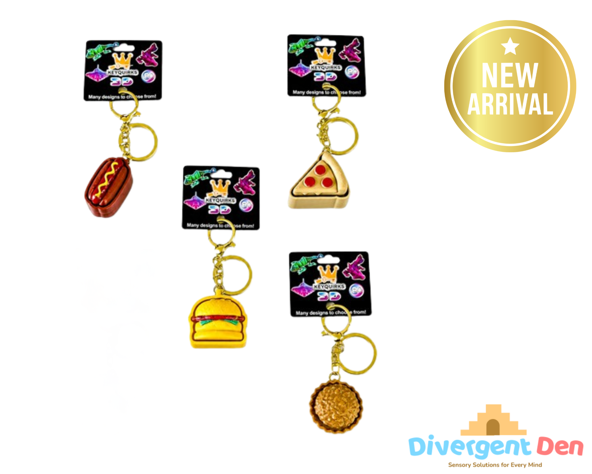 3D Foodie Clickers