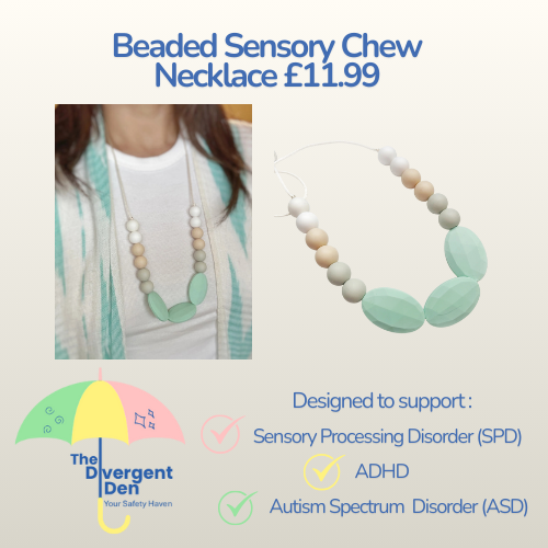 Beaded Sensory Chew Necklace