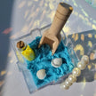 Under The Sea Sensory Play Box for Kids – Kinetic Sand, Pearl Bracelet, Glitter & Ocean-Themed Accessories | Calming, Educational, Creative Play for Autism, ADHD & Fine Motor Skill