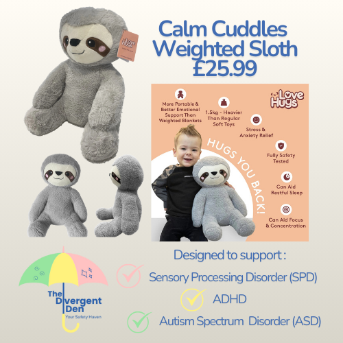 Calm Cuddles Weighted Sloth