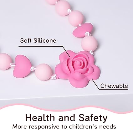 Beaded Sensory Chew Necklace – Safe & Durable Oral Sensory Toy for Kids, Teens & Adults | Autism, ADHD & Neurodivergent Chew Support