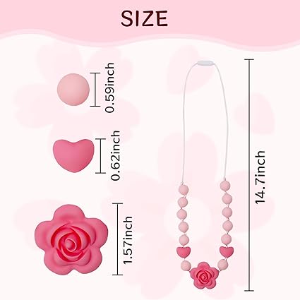 Beaded Sensory Chew Necklace – Safe & Durable Oral Sensory Toy for Kids, Teens & Adults | Autism, ADHD & Neurodivergent Chew Support