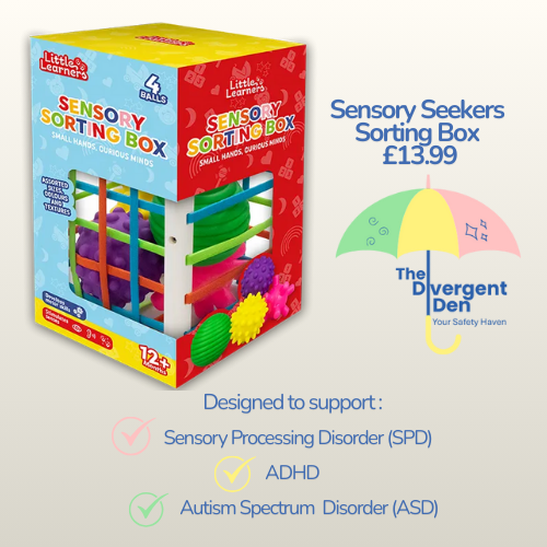 Sensory Seekers Sorting Box
