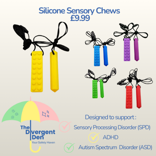 Silicone Sensory Chews 2 Piece