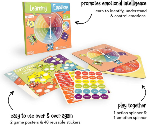 Learning Our Emotions Board Game – Social & Emotional Skills Game for Kids | Autism, ADHD & Neurodivergent Emotional Development