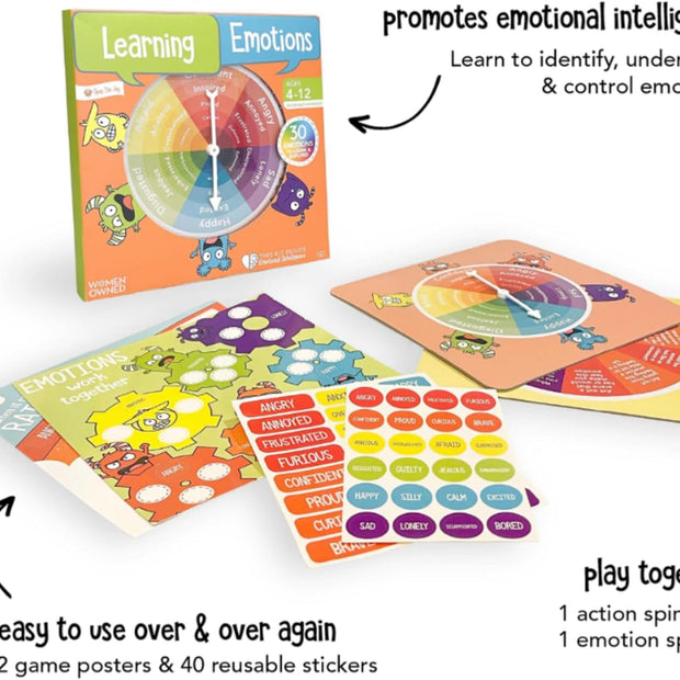 Learning Our Emotions Board Game – Social & Emotional Skills Game for Kids | Autism, ADHD & Neurodivergent Emotional Development