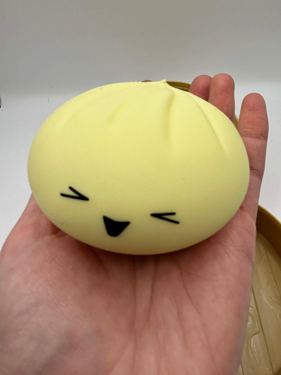 Bao Buddy squishy toy detail showing soft foam texture and cute character design for sensory regulation