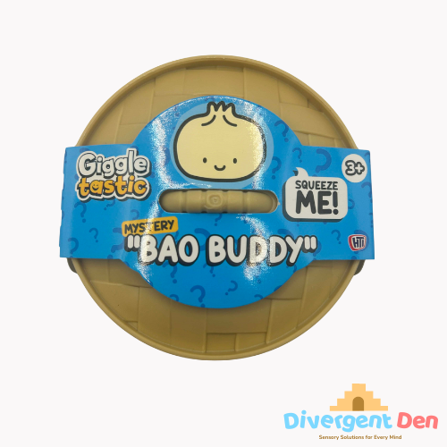Bao Buddies sensory squishes collection showing cute dumpling characters with happy faces for stress relief