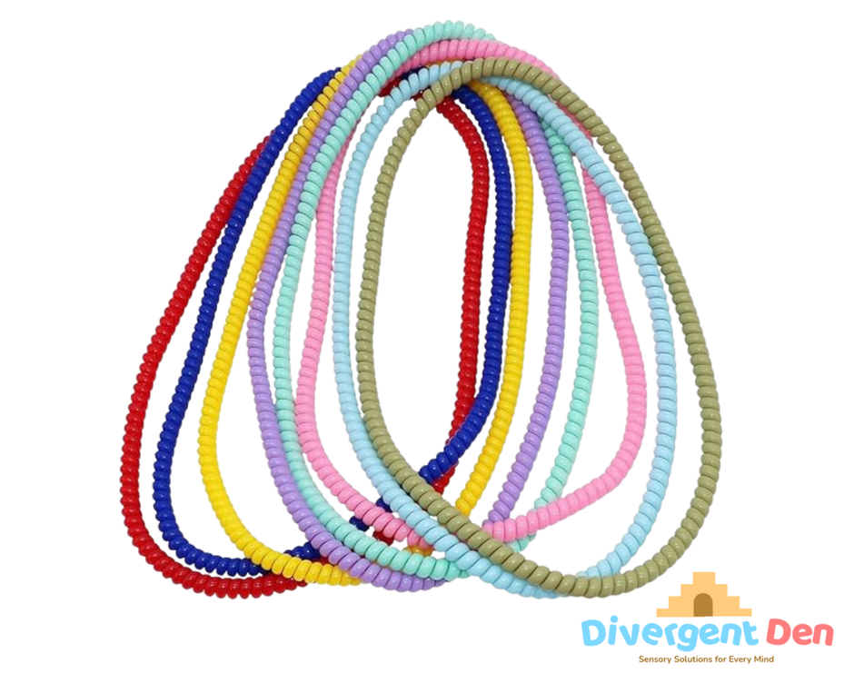 Stretchy Coil Chew Necklace
