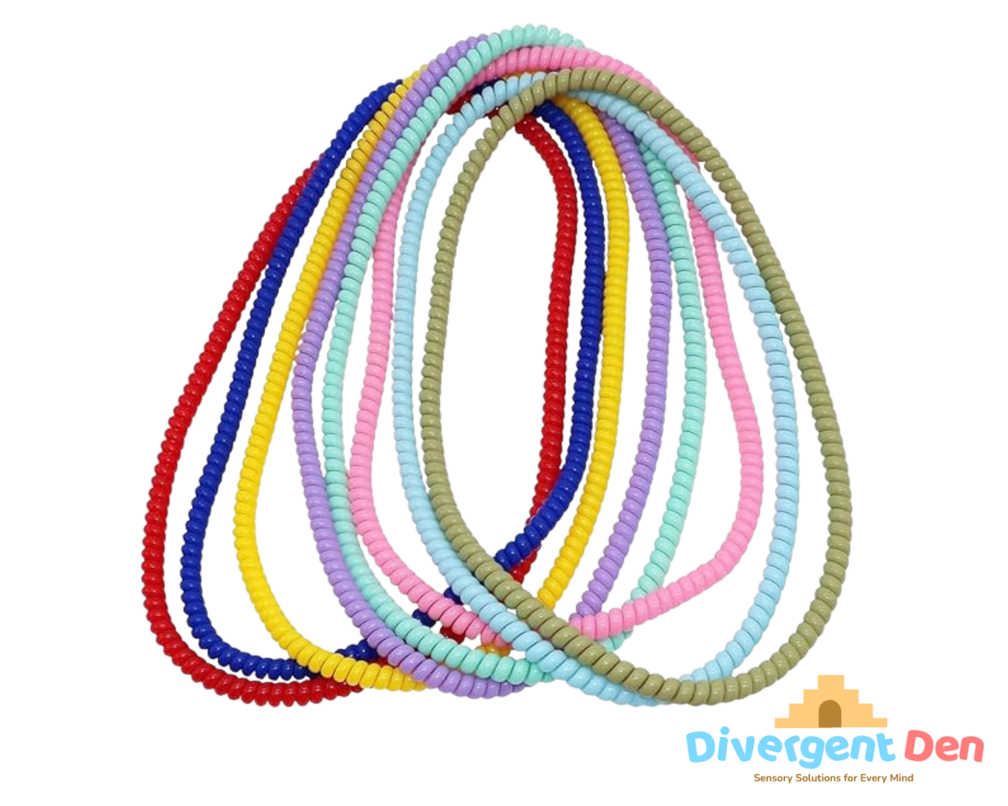 Stretchy Coil Chew Necklace