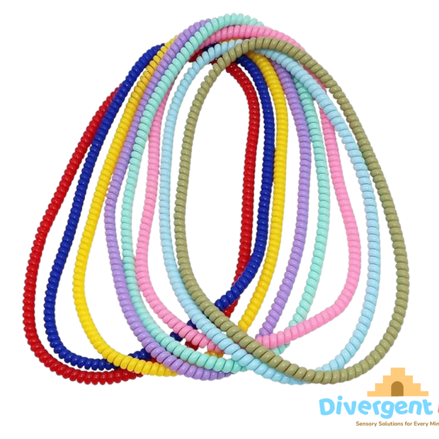 Stretchy Coil Chew Necklace