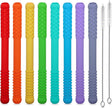 Chew stix showing all the colours, we offer these in packs and these are some of the colours we offer. Perfect for those neurodivergent children who chew for oral stimulation 