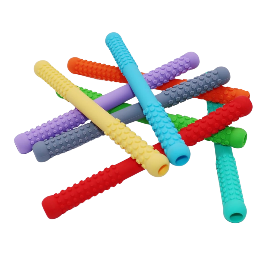 Chew stixs on angles to show the textures of the stix close up - The Divergent Den