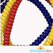 Chew Coil Necklace 4-Pack - safe oral sensory jewellery for children with autism and ADHD | The Divergent Den