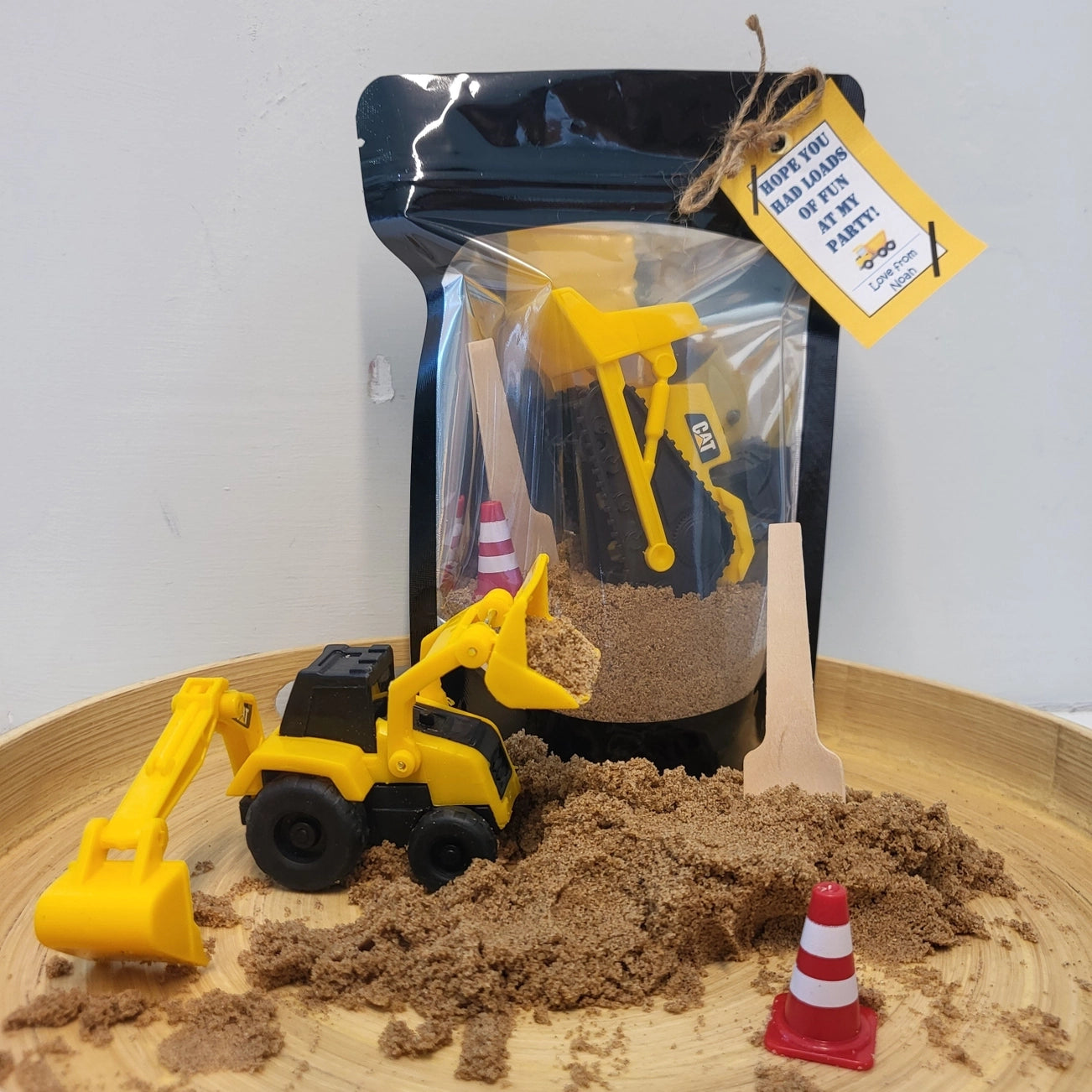 Construction Sensory Set with Kinetic Sand – tactile and creative play kit for neurodivergent children | The Divergent Den