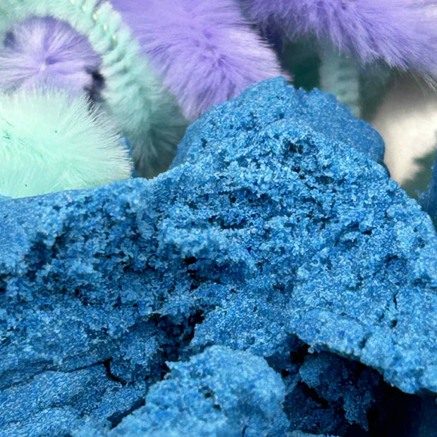 Close-up of Create Your Own Monster Sensory Set showing colourful modelling materials and tools for sensory play