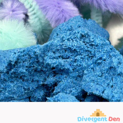 Close-up of Create Your Own Monster Sensory Set showing colourful modelling materials and tools for sensory play