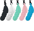 Feather Chewable Necklace – sensory oral fidget toy for ADHD and autism | The Divergent Den