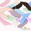Feather Chewable Necklace – sensory oral fidget toy for ADHD and autism | The Divergent Den