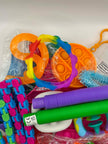 Comprehensive fidget bundle featuring 15-20 sensory tools for calming, focus, and fine motor skill development