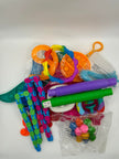Close-up of fidget bundle sensory tools including tactile items for fine motor skills and focus enhancement