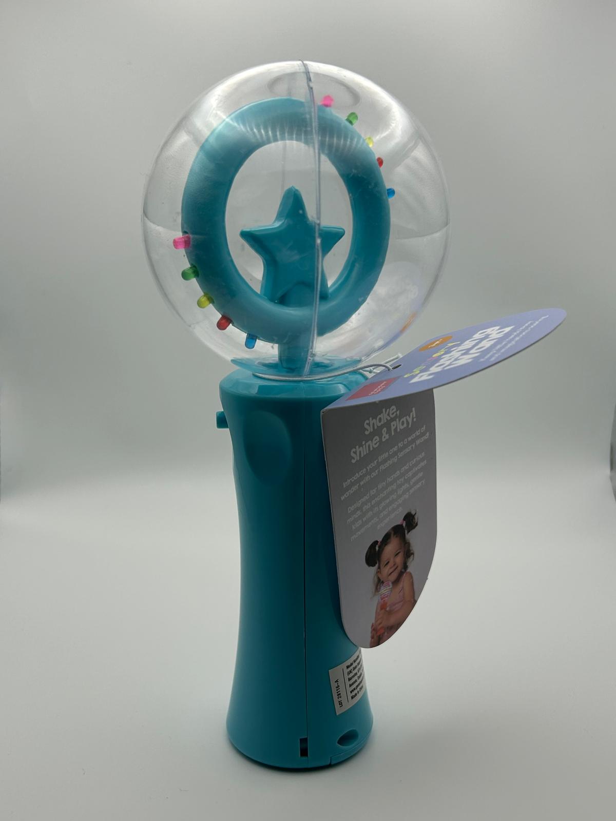 Glow Spinning Wand the blue option– light-up sensory toy for neurodivergent children | The Divergent Den