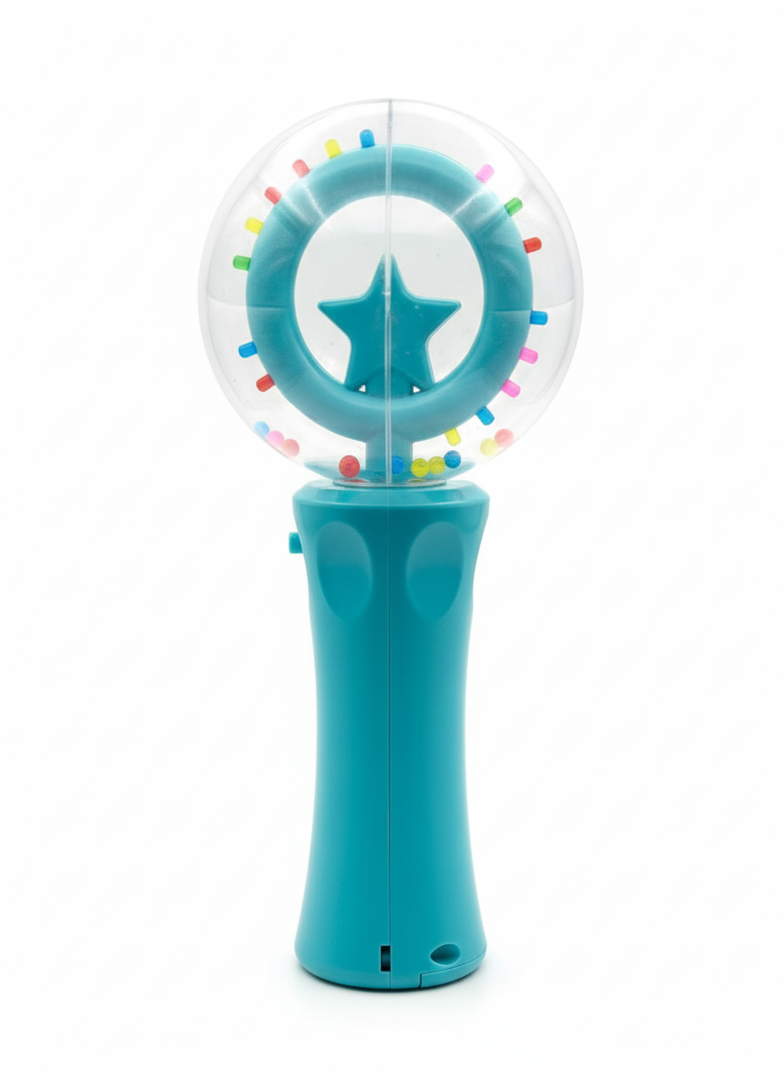 Glow Spinning Wand the blue option– light-up sensory toy for neurodivergent children | The Divergent Den