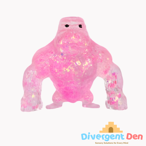 Gorilla Sugar Animal fidget in pink