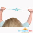 Child playing with Gorilla Sugar Animal fidget in blue