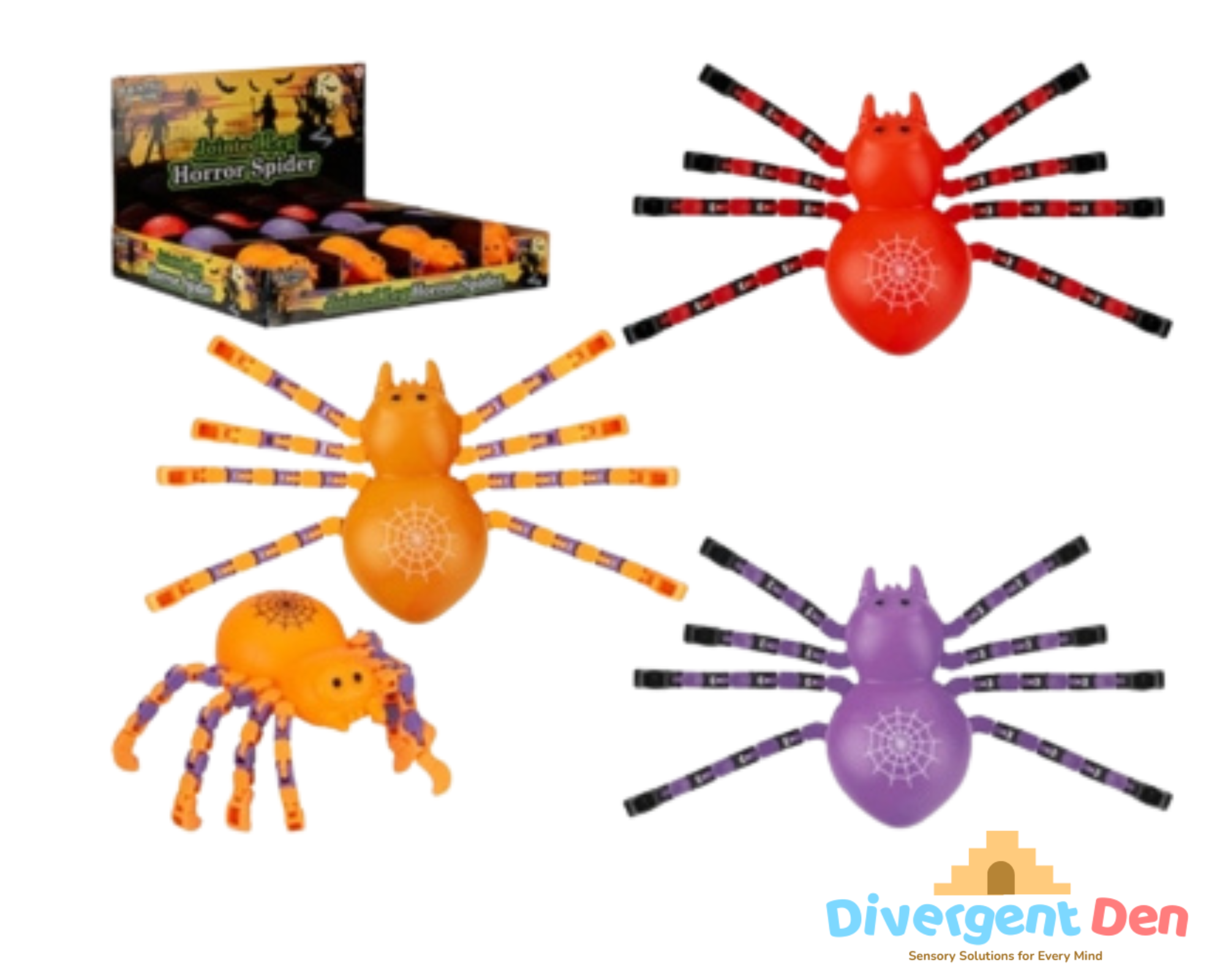 Halloween Spooky Horror Jointed Leg Spider