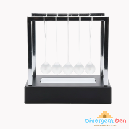 Glowing Newtons Cradle - The Divergent Den