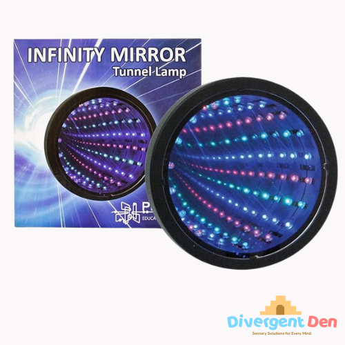 Infinity Mirror Sensory Light - The Divergent Den
