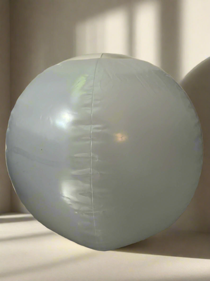 Inflatable 45cm Glow Ball – large sensory lighting toy for kids by The Divergent Den