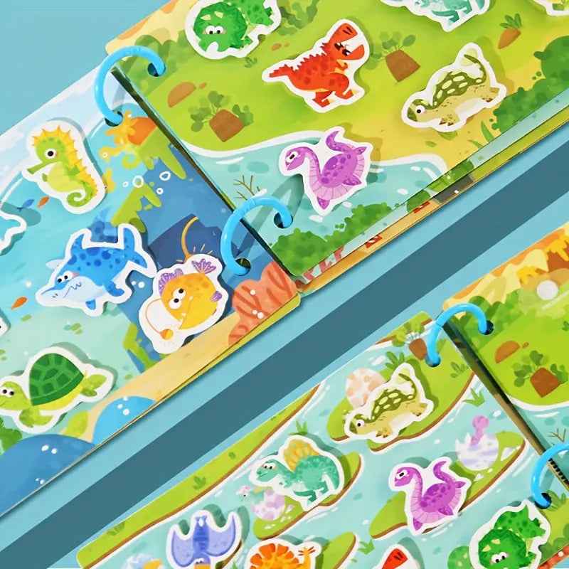 Portable Interactive Multi-Theme Busy Book – supports focus, curiosity, and emotional regulation by The Divergent Den