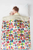 Child using Animal Style Kids Weighted Blanket for autism and ADHD-friendly sensory support and relaxation
