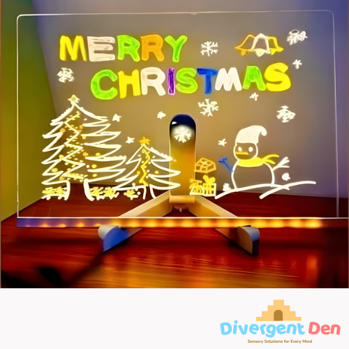LED Message Board - Customizable Light-Up Display for Home and Events - The Divergent Den