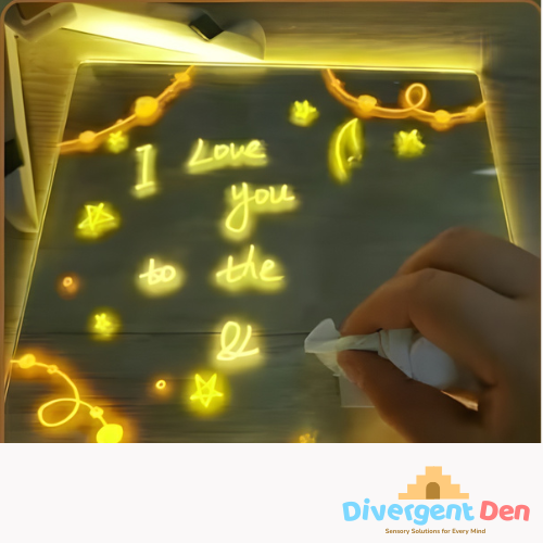 LED Message Board - Customizable Light-Up Display for Home and Events - The Divergent Den