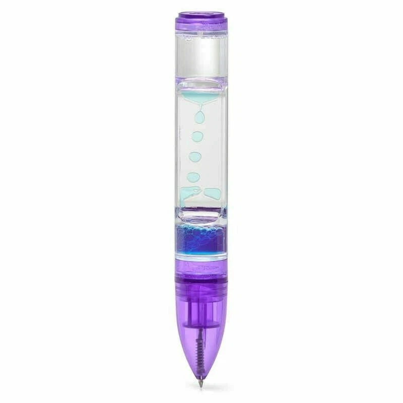 Liquid motion pen in purple colour 