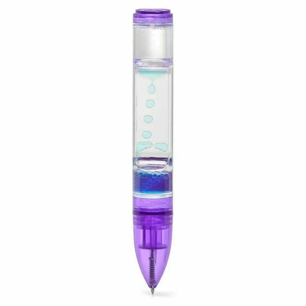 Liquid motion pen in purple colour 