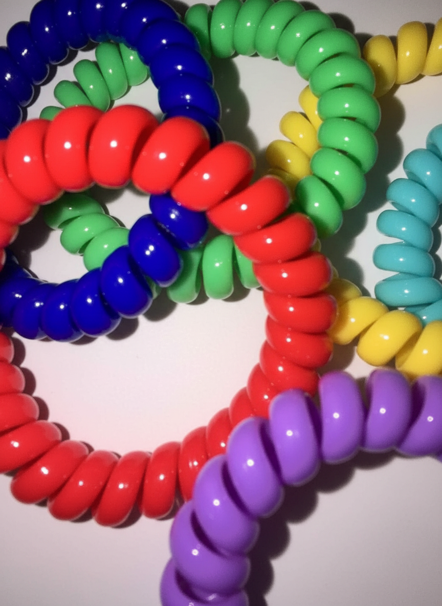 Close Up Chew & Oral Sensory Bracelet being used for safe oral sensory input and anxiety relief