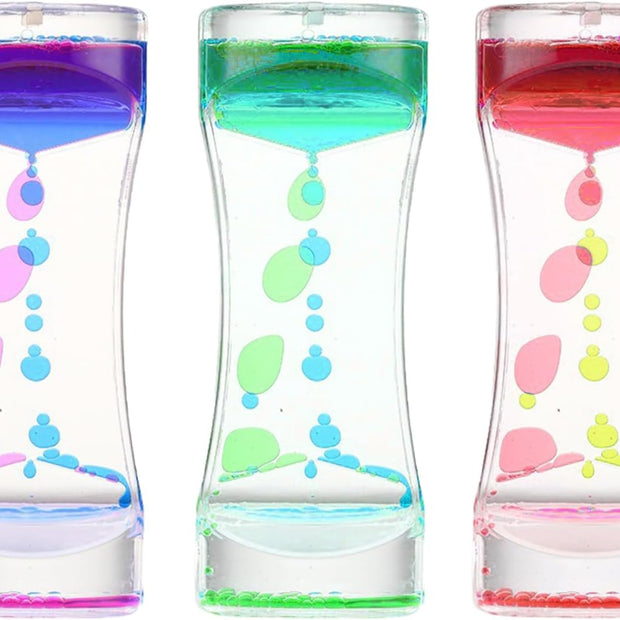 Oval Liquid Motion Timer – calming visual sensory toy for autism, ADHD, and SPD | The Divergent Den