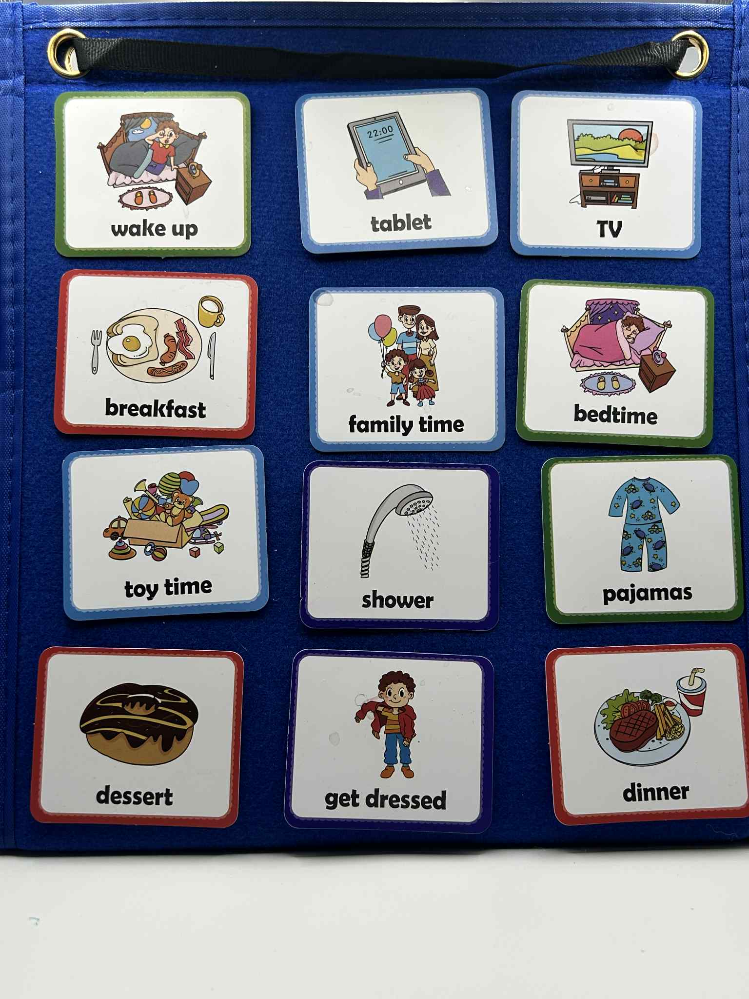 PECS Visual Timetable Board – daily routine and communication aid for children with autism | The Divergent Den